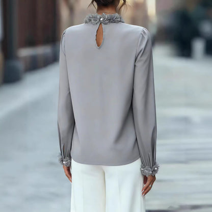 French-style Long-sleeve Blouse