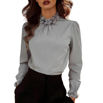 French-style Long-sleeve Blouse