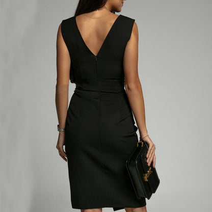 Slim High-Waist Party Dress