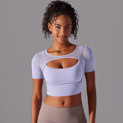 Fitness Double Layer Top