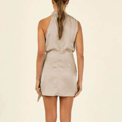 Elegant Halter Neck Dress