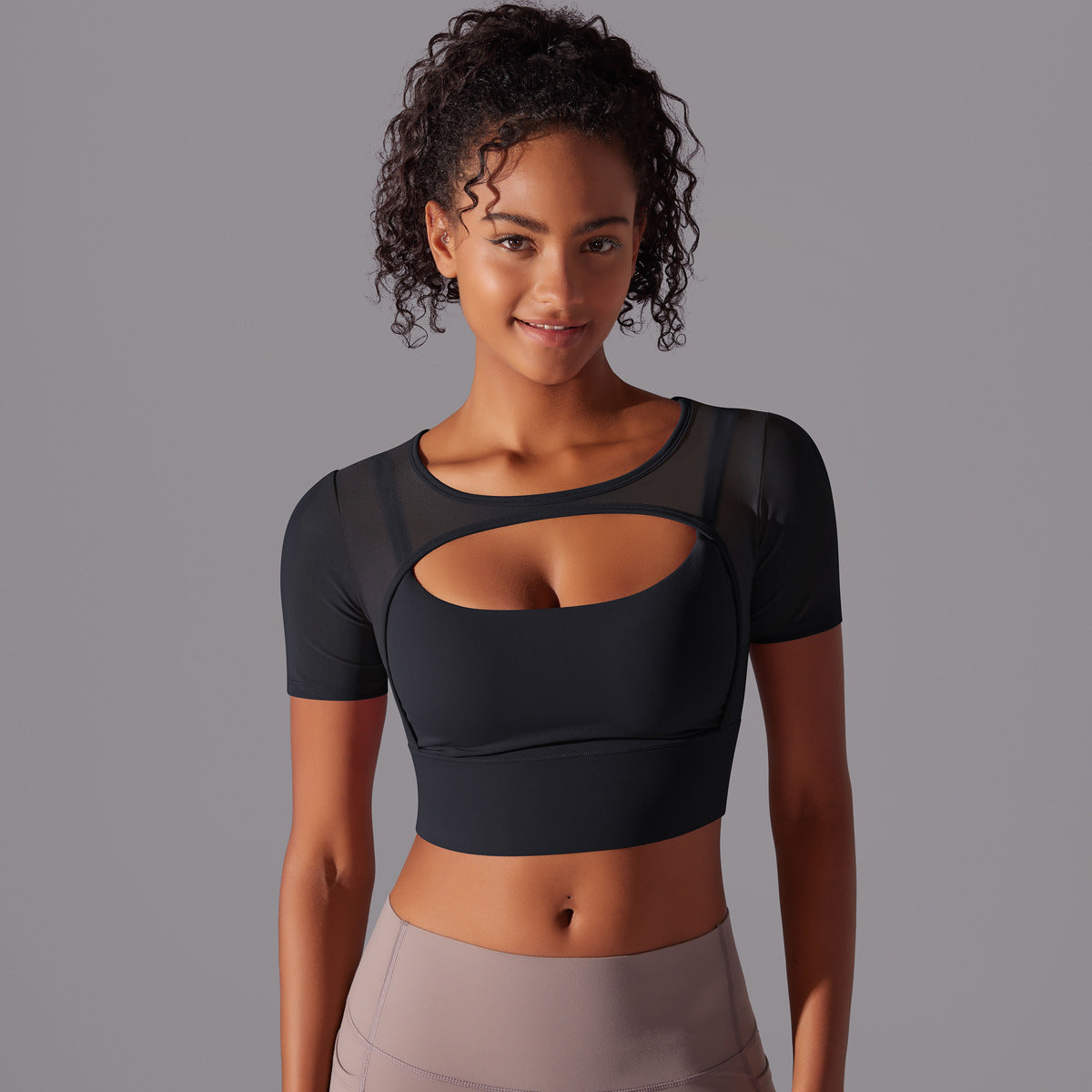 Fitness Double Layer Top