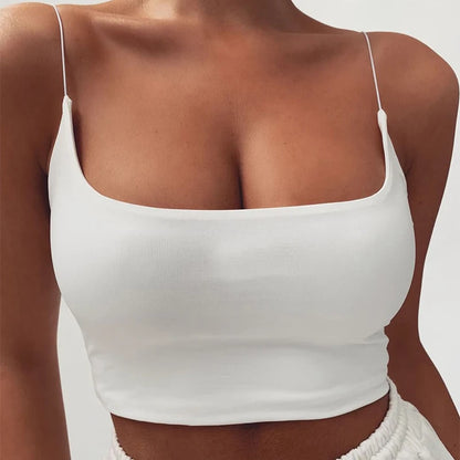 Cotton Bandeau Crop Top