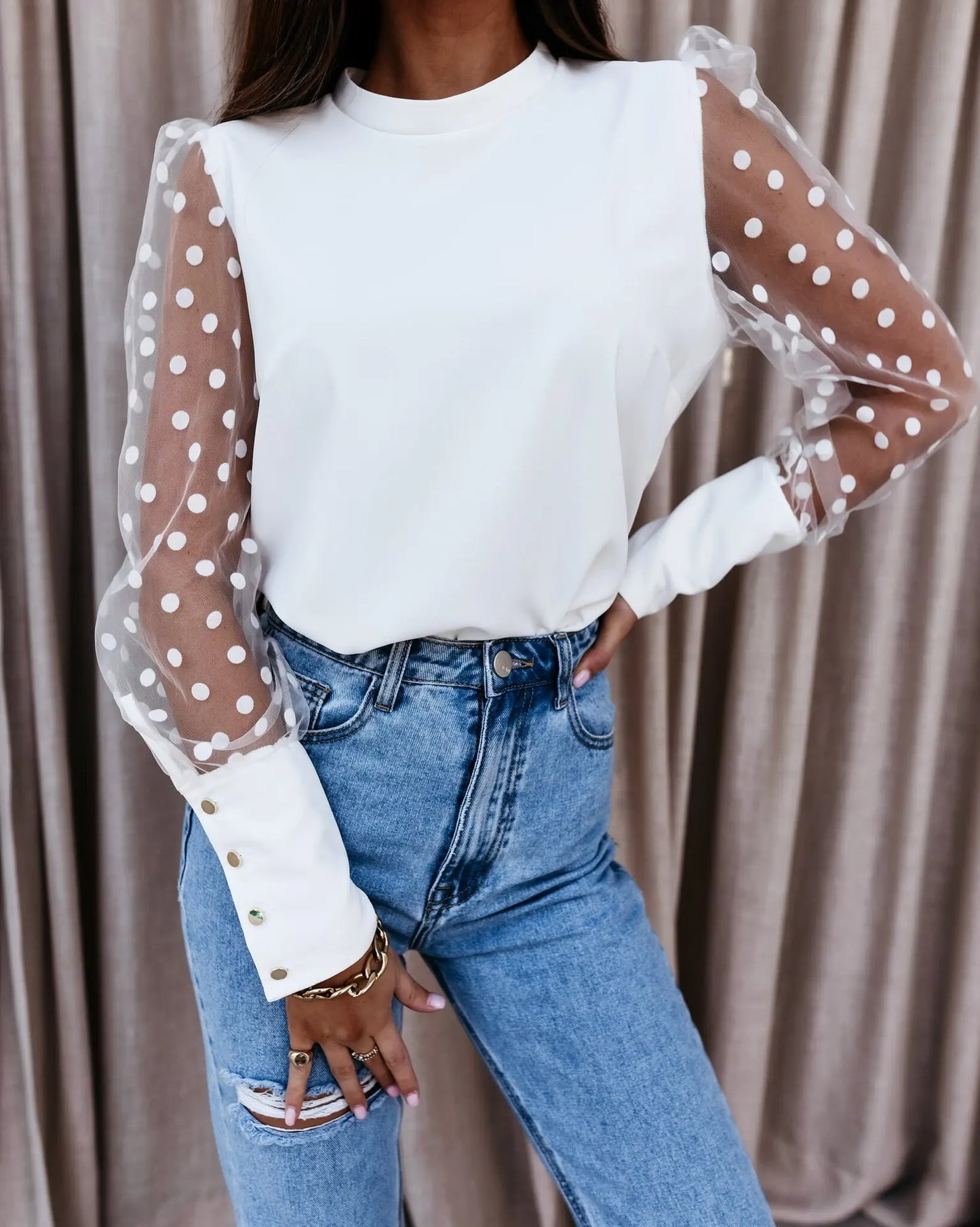 Chic Puff Sleeve Blouse