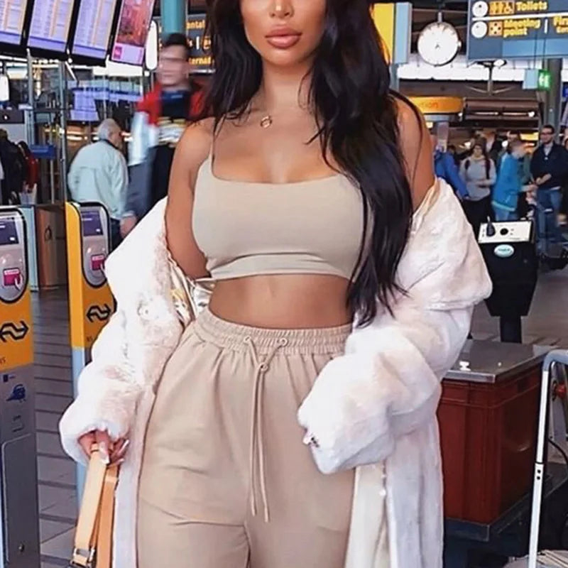 Cotton Bandeau Crop Top