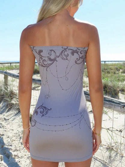 Metal Ring Bodycon Dress
