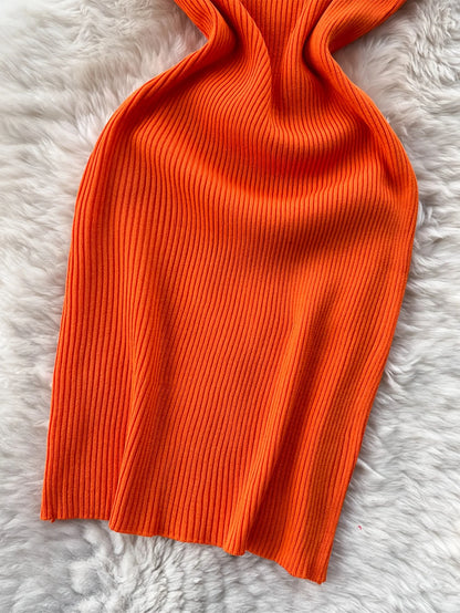 Slim Elastic Knitted Dress