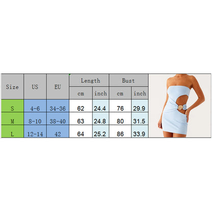 Strapless Bodycon Mini Dress