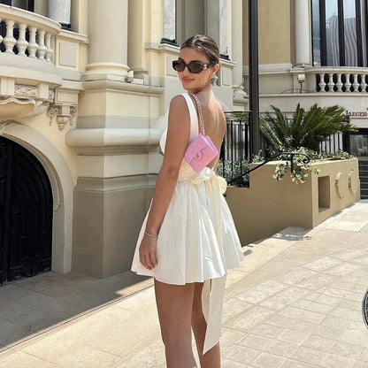Butterfly Knot Backless Dress