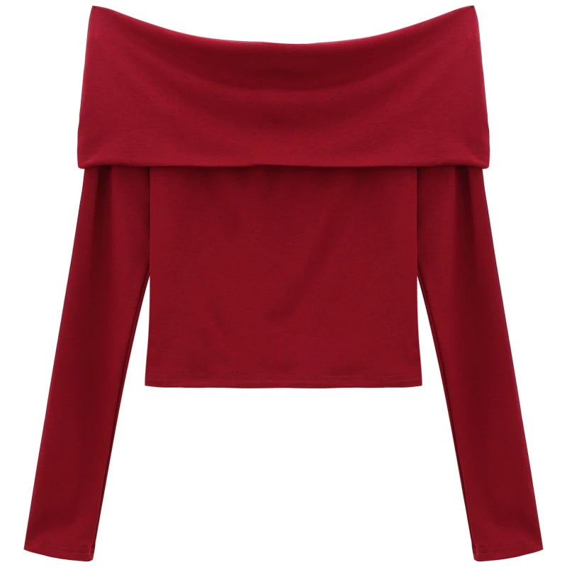 Off-Shoulder Crop Top