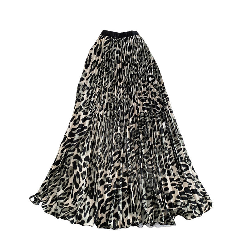 Trendy Leopard-print Skirt