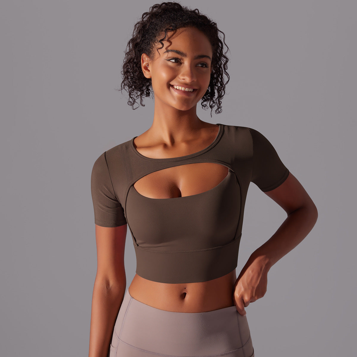 Fitness Double Layer Top